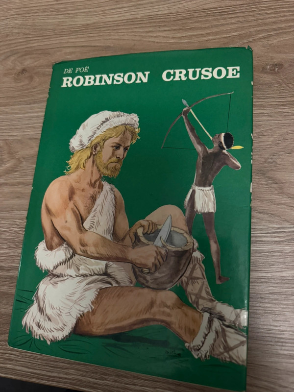 Libro Vintage Robinson Crusoe – Edizioni BRI "I Classici per la Gioventù"
