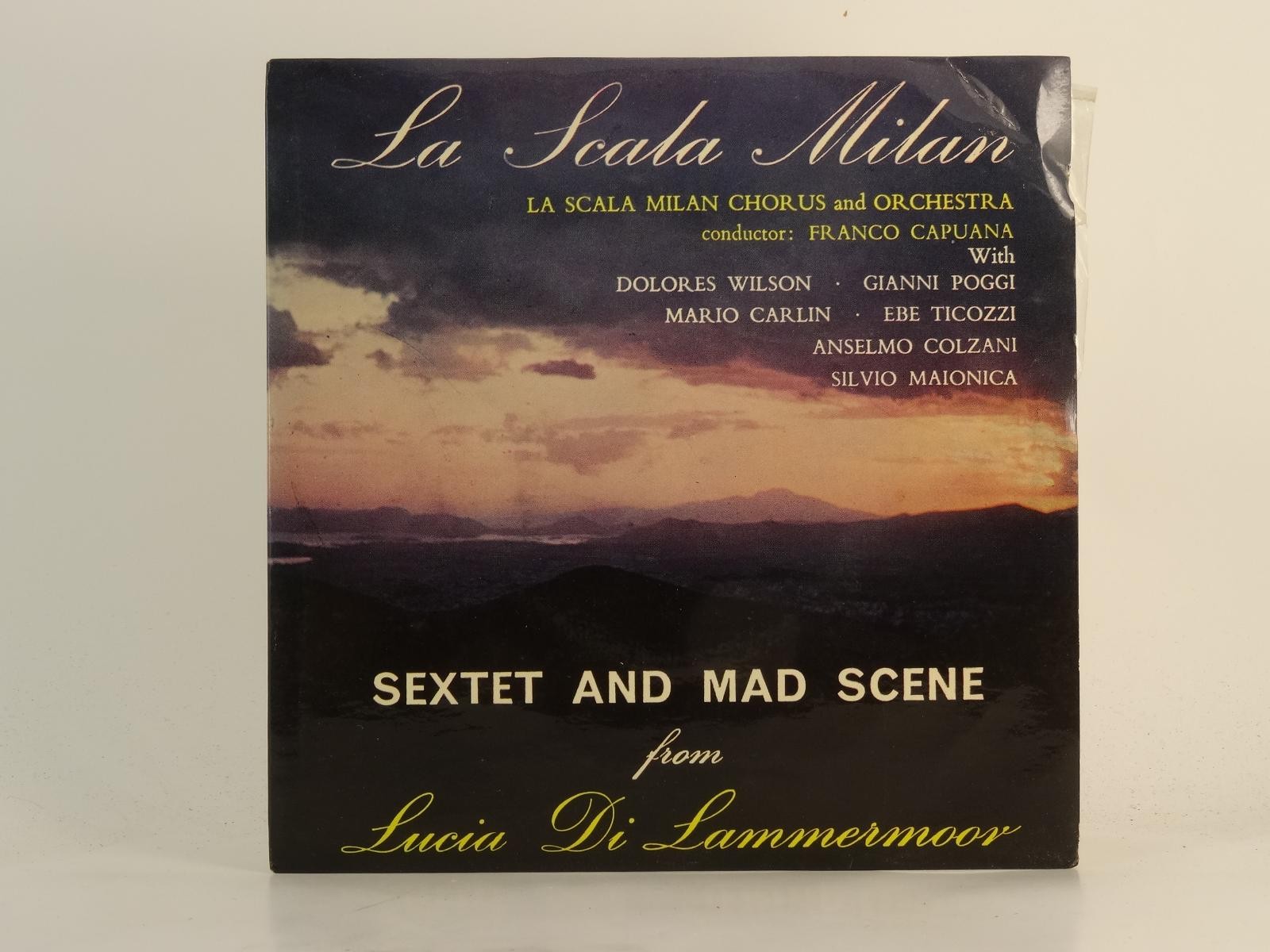 FRANCO CAPUANA LA SCALA MILAN (78) 2 Track 7" Single plus Picture Sleeve ARC