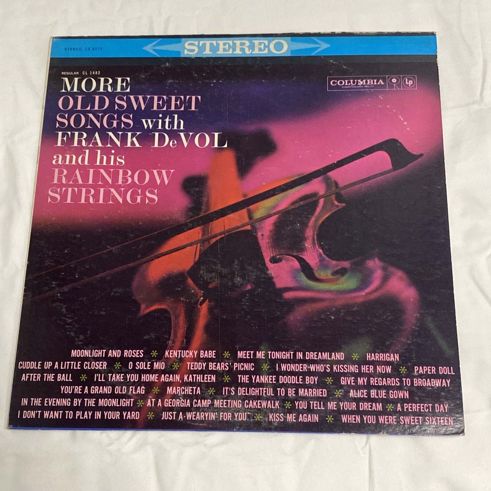 Frank De Vol (CS 8273) More Old Sweet Songs Vinyl Lp Columbia 