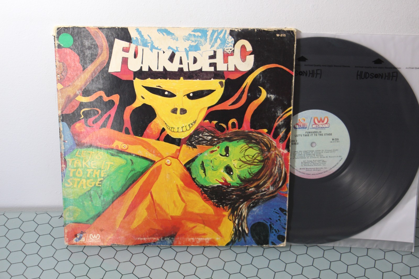 Funkadelic ‎– Let's Take It To The Stage, 1975 LP gatefold, Westbound W-215