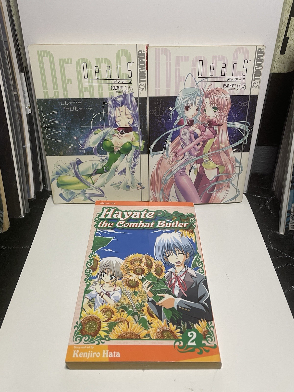 Manga lotto 3 libri Dears Hayate The Combat Butler Viz Media molto puliti