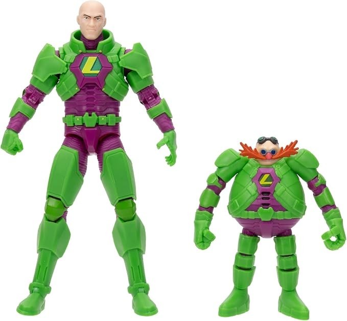 DC x Sonic il Riccio (2026) LEX LUTHOR & EGGMAN come figure LEX LUTHOR #43486