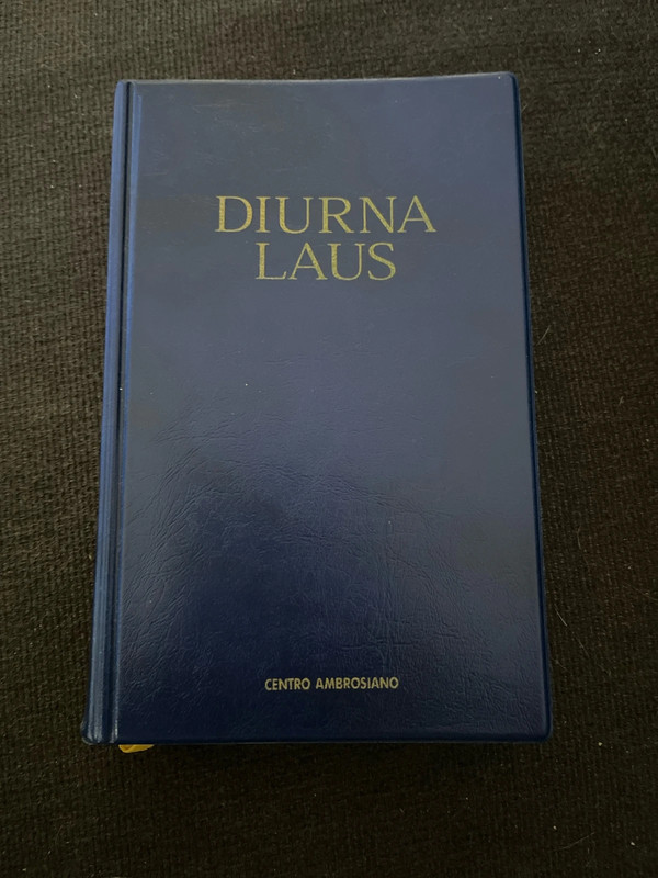 Libro "Diurna Laus" - Centro Ambrosiano (Sesta ristampa 2006)