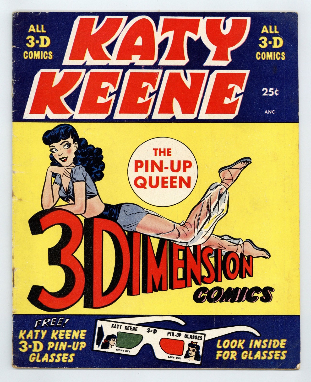 Katy Keene 3D #1 GD/VG 3.0 1953
