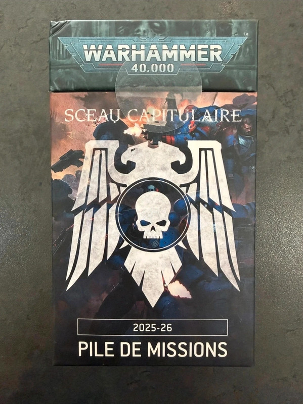Warhammer 40k - Sceau Capitulaire - Mission cards