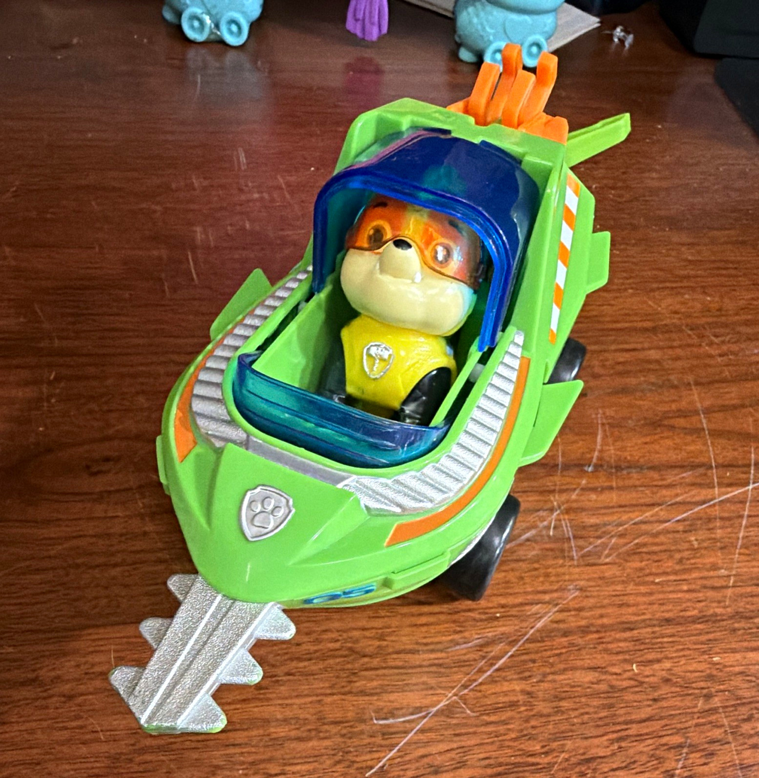 PAW Patrol Zuma Green Rescue Vehicle Toy with Pup Figure, Wheels, MPN 2016