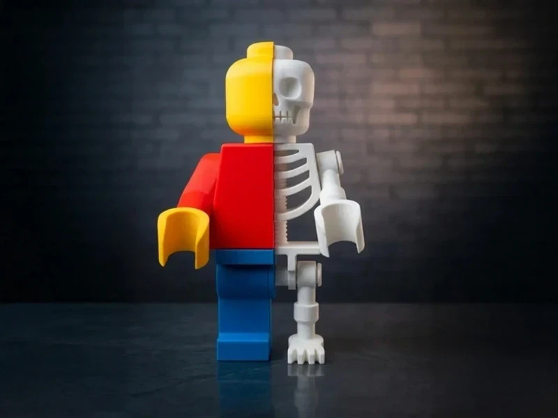 Maxi Lego semi scheletro
