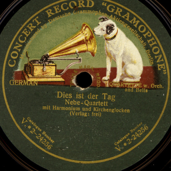 NEBE-QUARTETT Dies ist der Tag / Es ist ein Ros ....  Schellackplatte  S1550