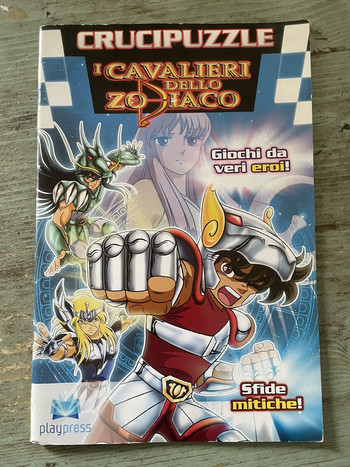 CRUCIPUZZLE I CAVALIERI DELLO ZODIACO GIOCHI DA VERI EROI PLAY PRESS FUMETTO