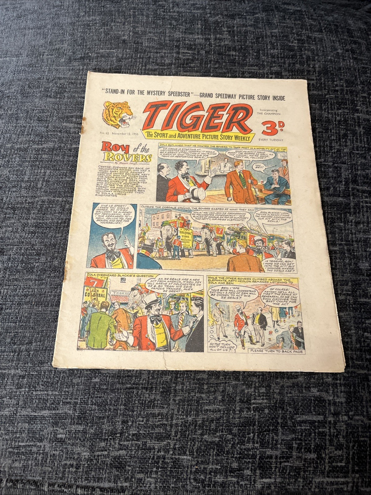 Tiger Comic - #62 - 12 November 1955