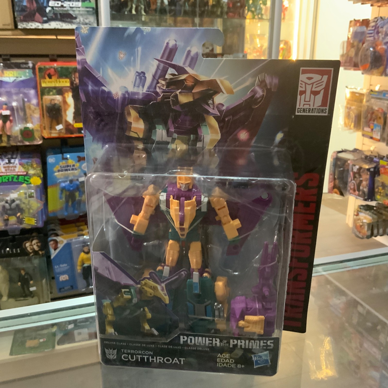 Transformers Power of the Primes Modellino Terrorcon Cutthroat Nuovo Hasbro