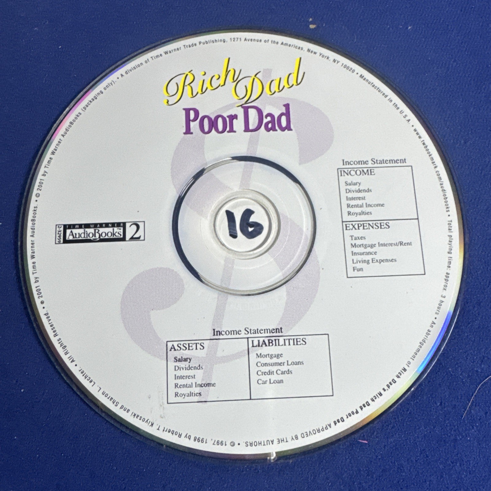 Rich Dad Poor Dad Audio CD 1997 Disc #2