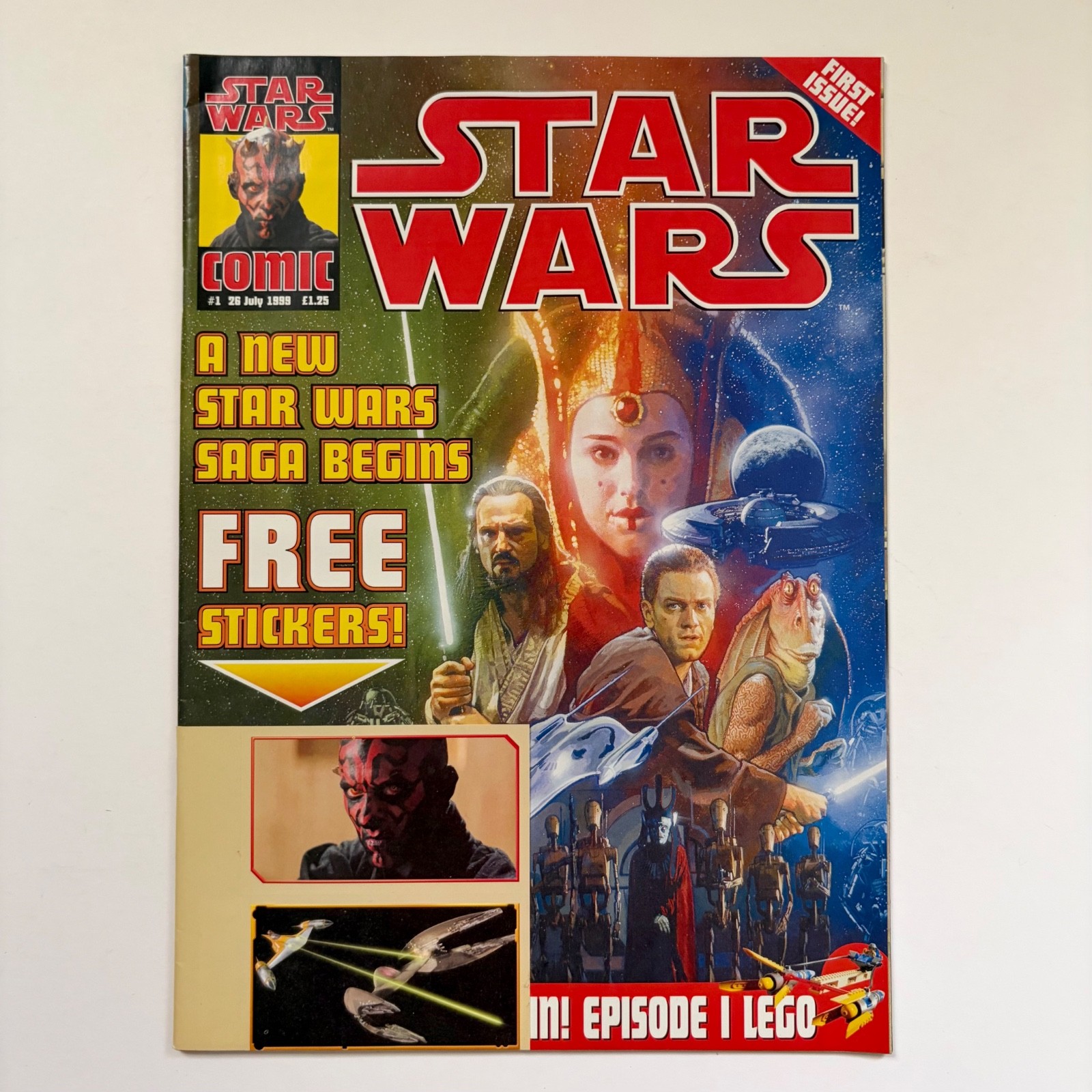 Star Wars Comic - Issue 1 - 1999 - Titan Magazines - With Free Gift Stickers
