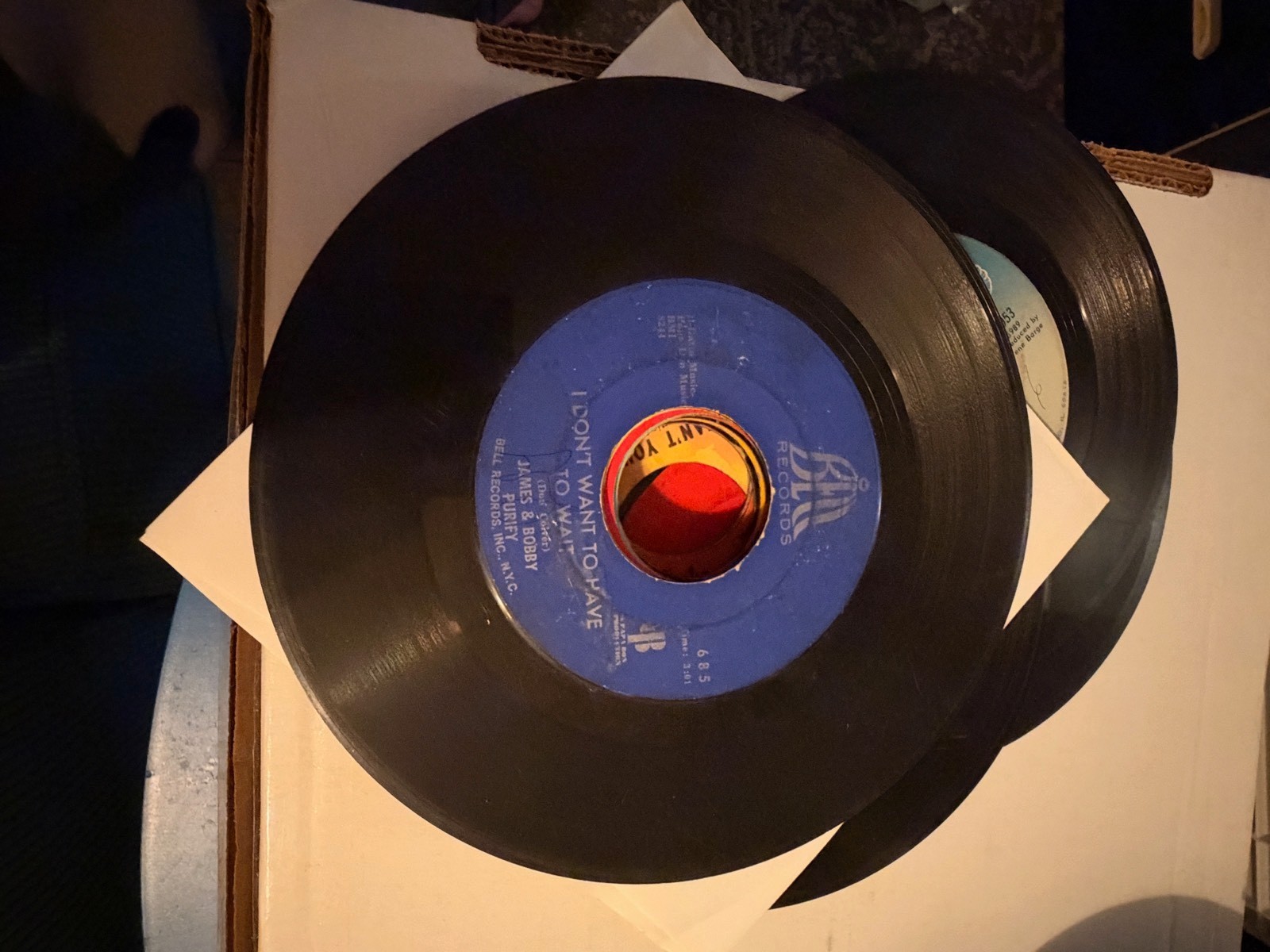 James & Bobby Purify I Don't Want To Have To Wait Bell 685 45 1967 Soul