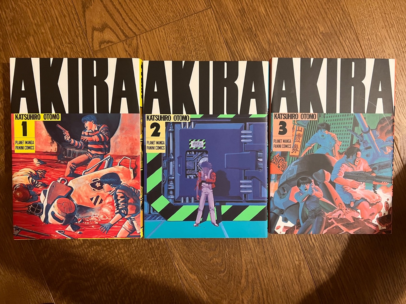 Akira manga vol. 1-2-3