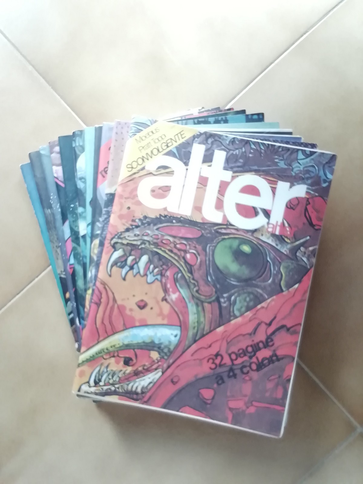 ALTER ALTER LOTTO RIVISTE A FUMETTI ANNATA 1980