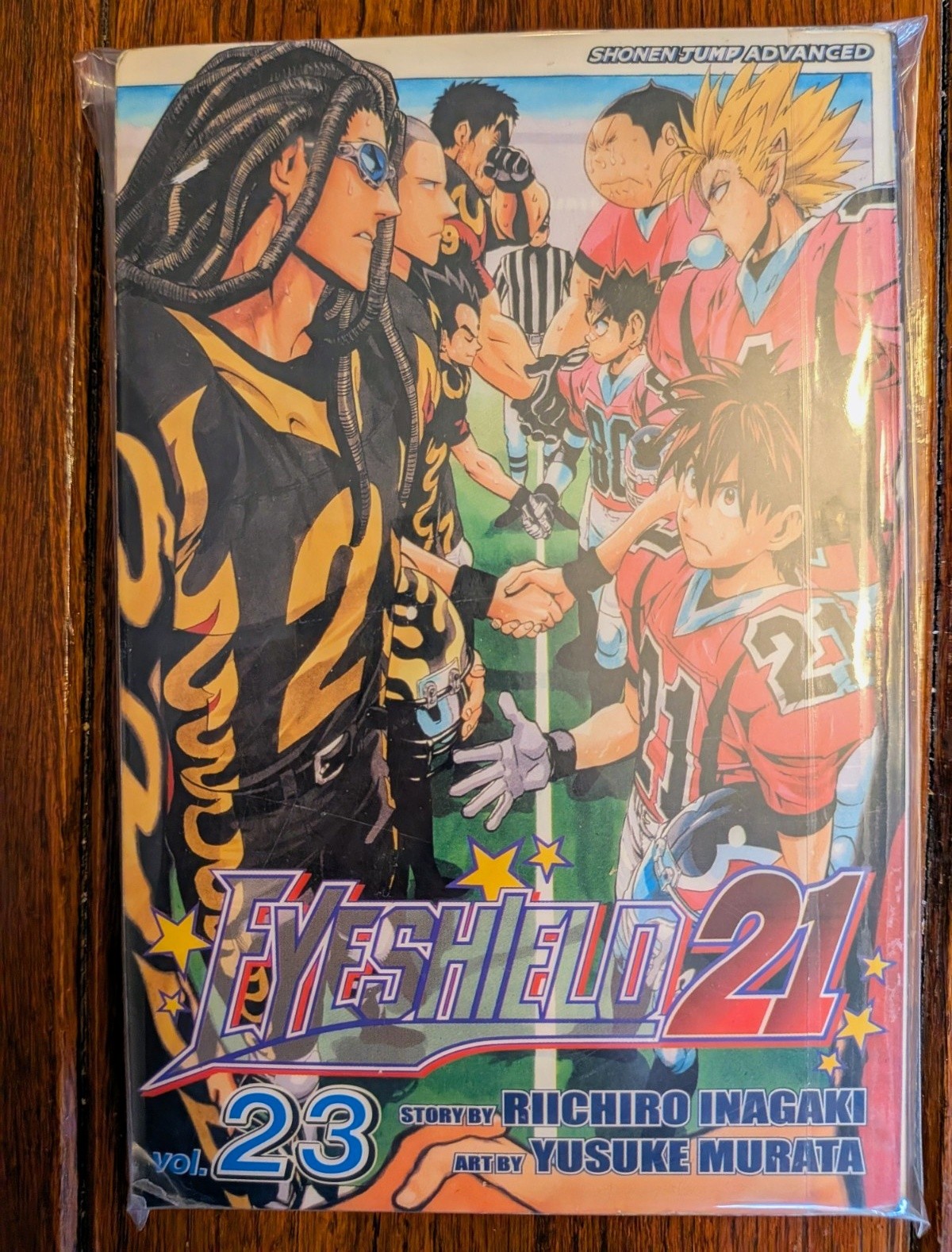 VIZ Eyeshield 21 vol. 23 Inagaki/Murata ENG Manga TPB 1° Edizione 2008 ex biblioteca