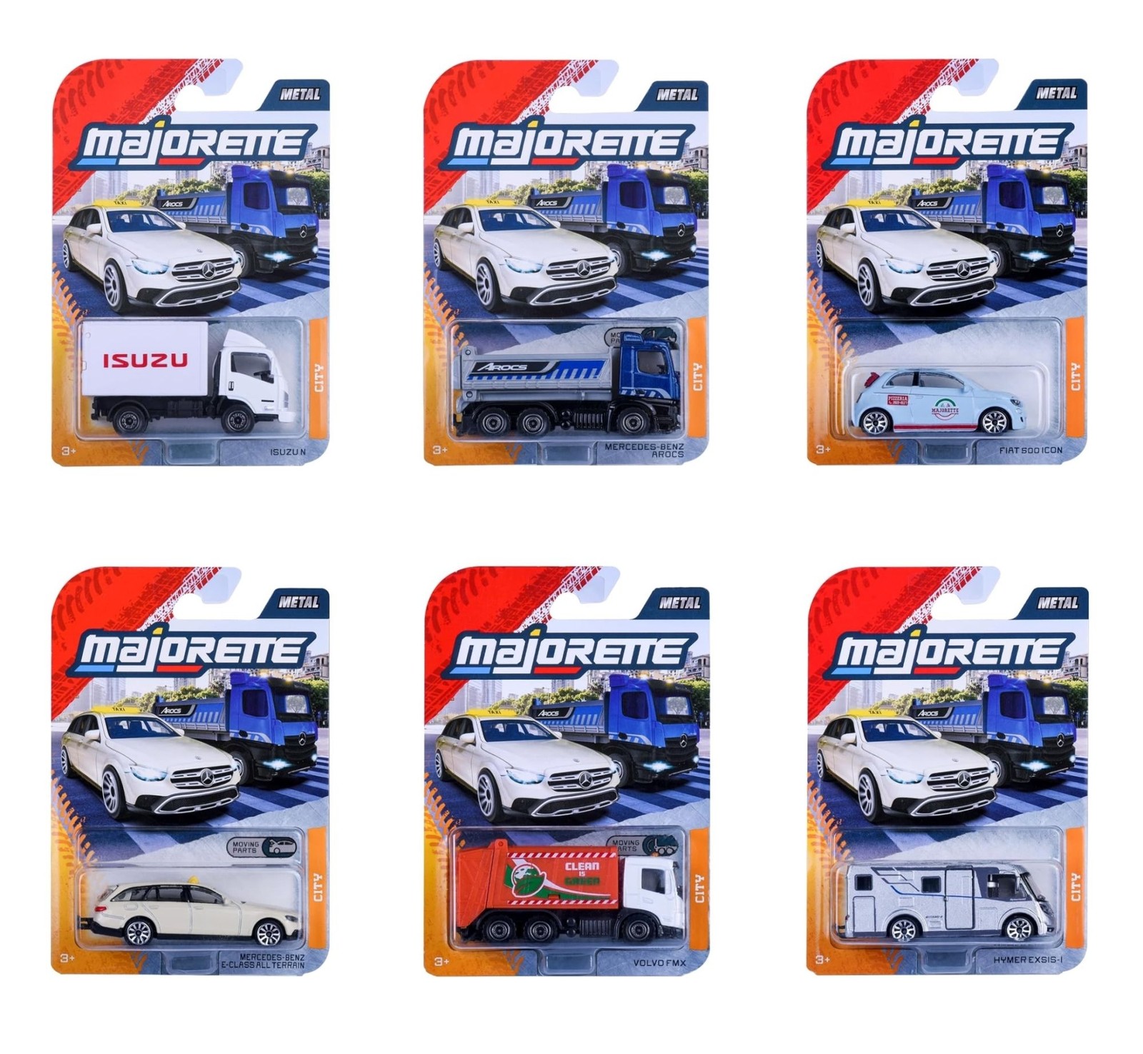 Merchandising Majorette: City Veicoli (Assortimento)
