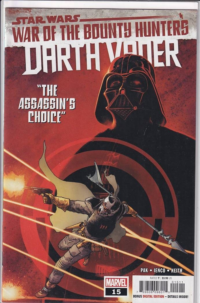 44430: MARVEL STAR WARS DARTH VADER #15 VF Grade