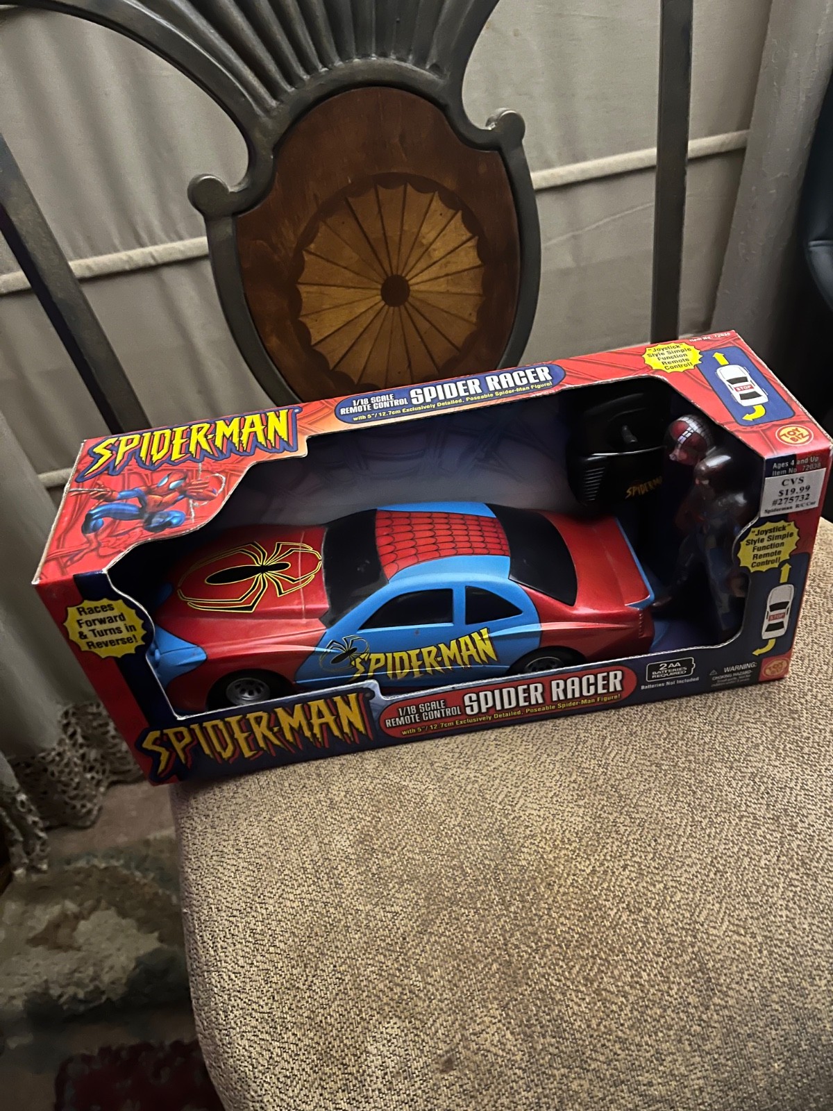 Telecomando Spider Man scala 1/18 Spider Racer 2005