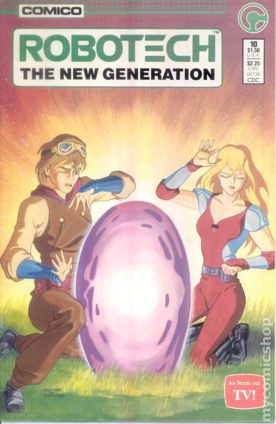 Robotech La Nuova Generazione #10 VF 1986 Immagine Stock