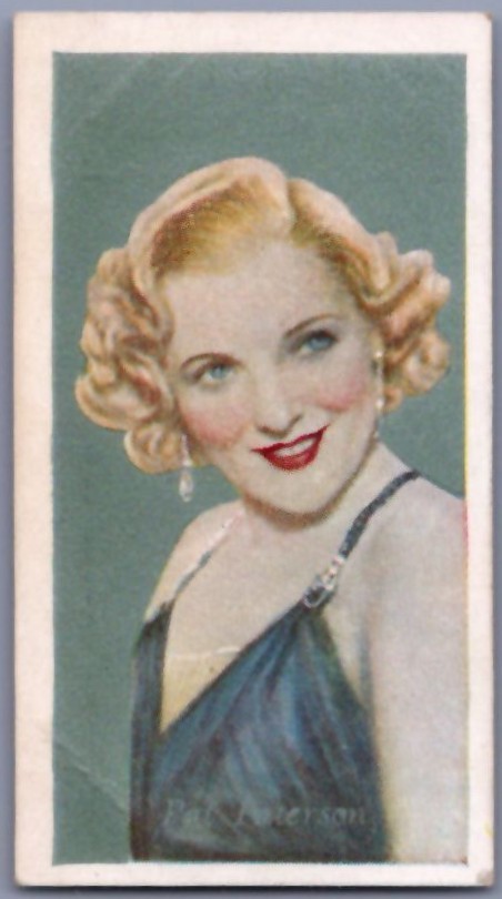 1934 Godfrey Phillips Film Favourites - Pat Paterson #40