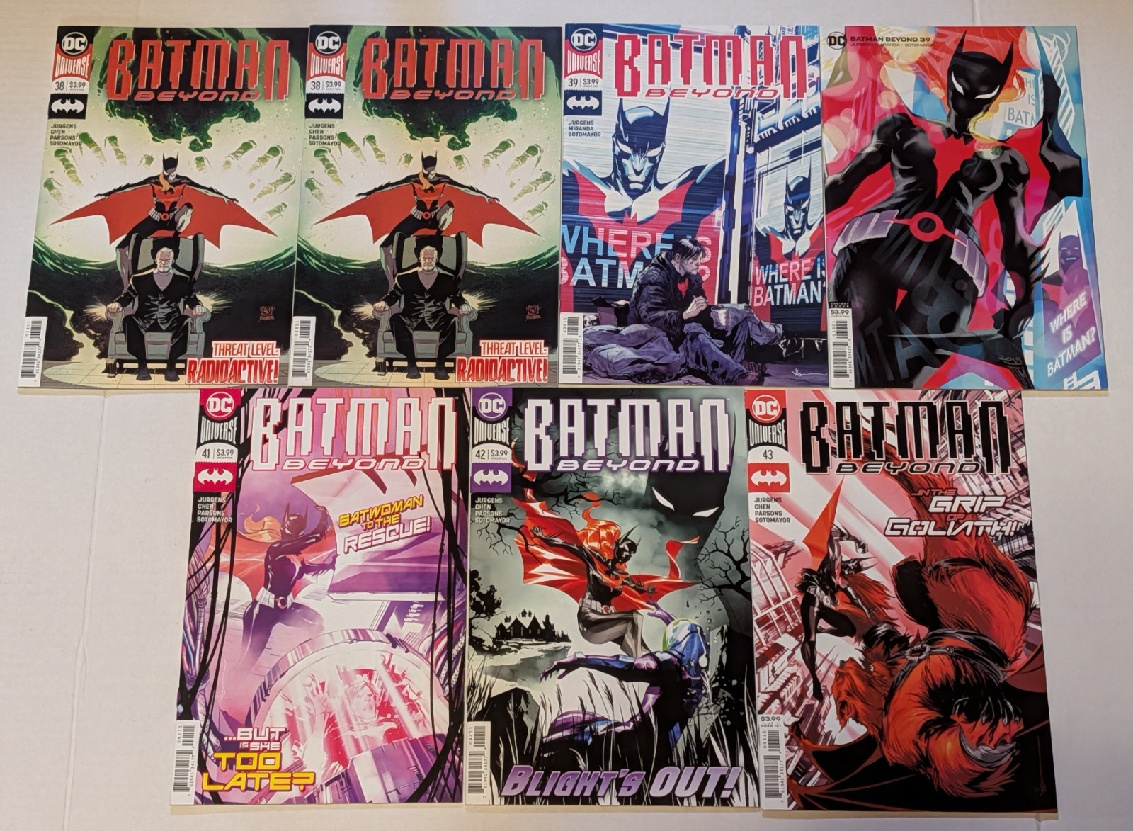Batman Beyond 38 x2 39 Cover A B 41 42 43 Lotto 1° App Batwoman Beyond DC