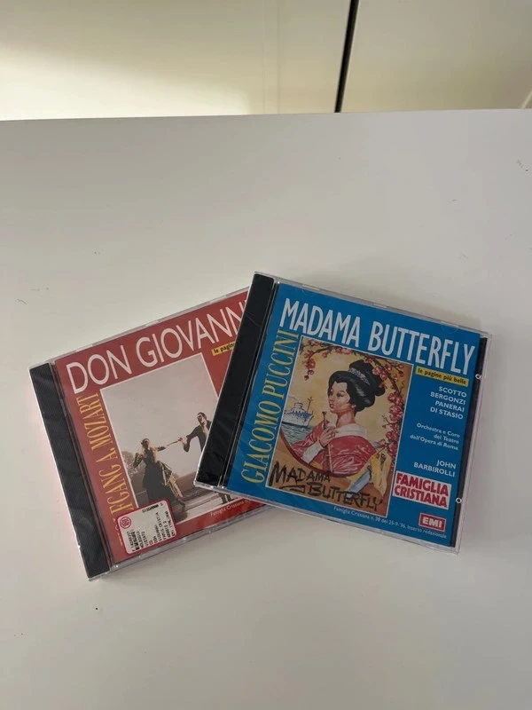 Set 2 CD vintage Mozart e Puccini