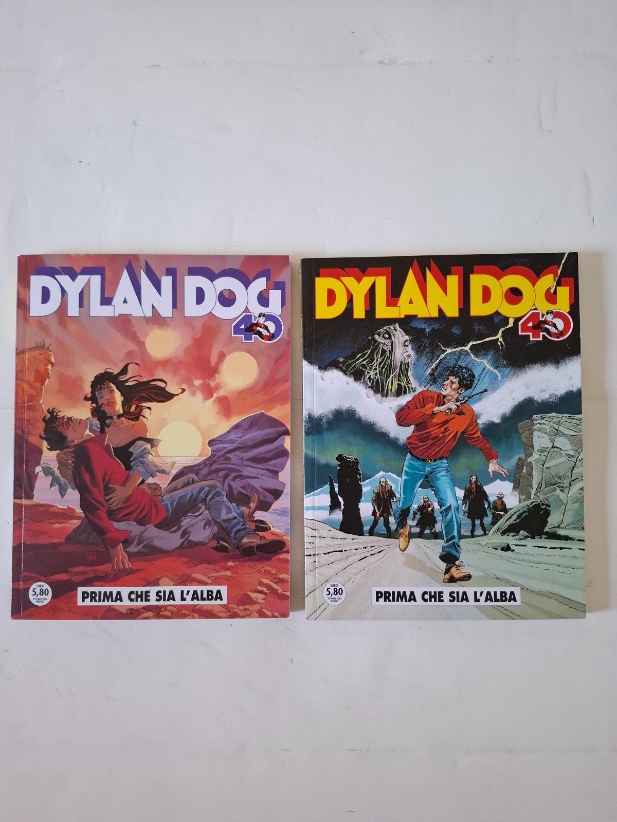 Dylan Dog 481 Prima che sia l'alba doppio copertine di Cestaro e Villa Nuovi !