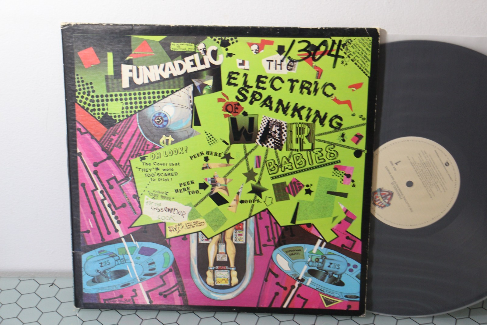 Funkadelic – The Electric Spanking Of War Babies, 1981 LP gatefold,  BSK 3482