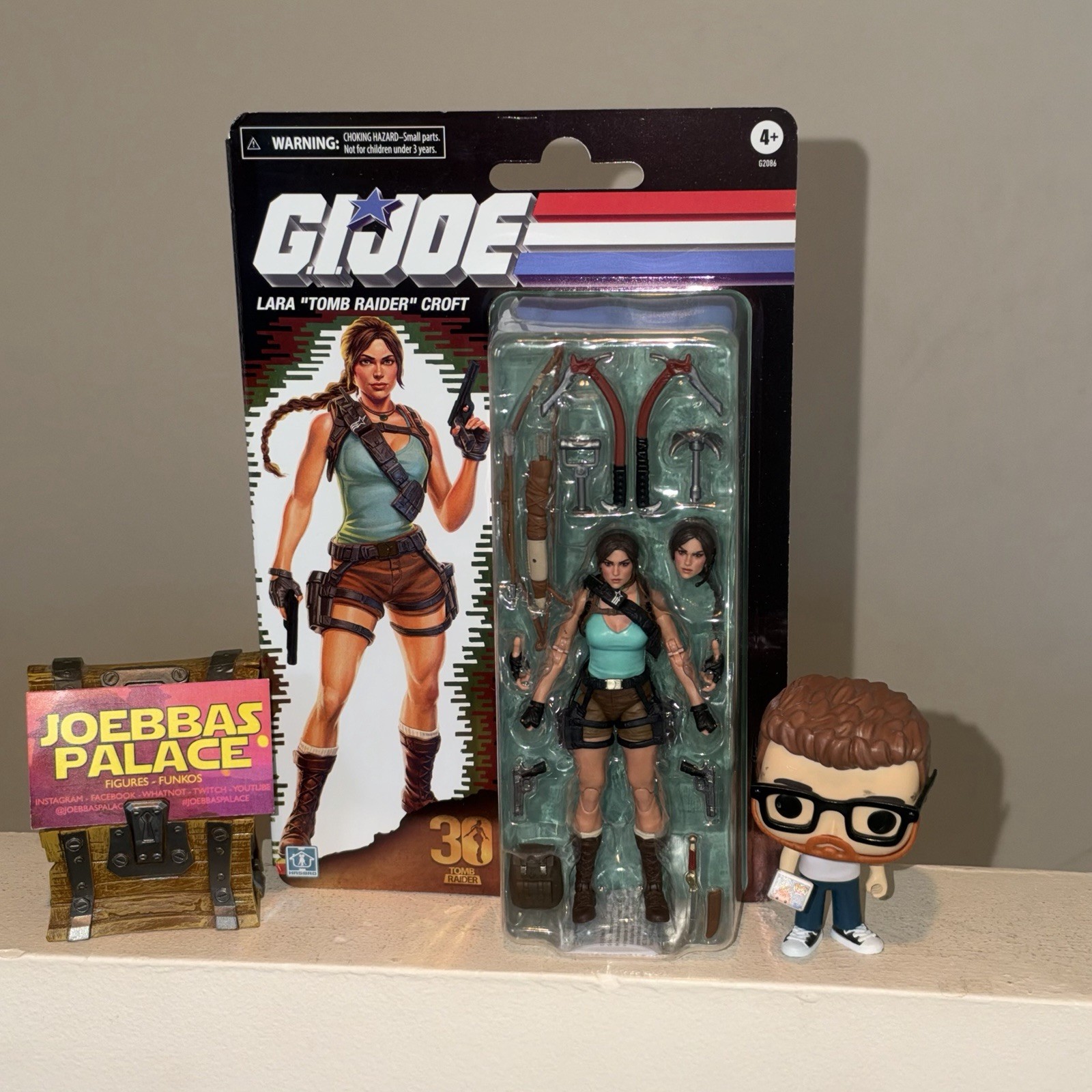 G.I. Joe Classified Lara Croft Tomb Raider Retro Cardback 6” IN HAND RDY TO SHIP