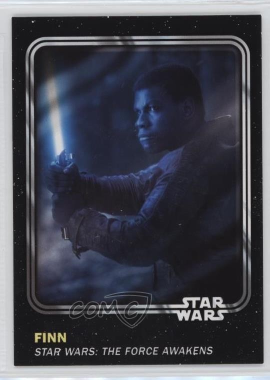 2016 Topps Star Wars Card Trader Physical Cards Blue Finn #46 5cb