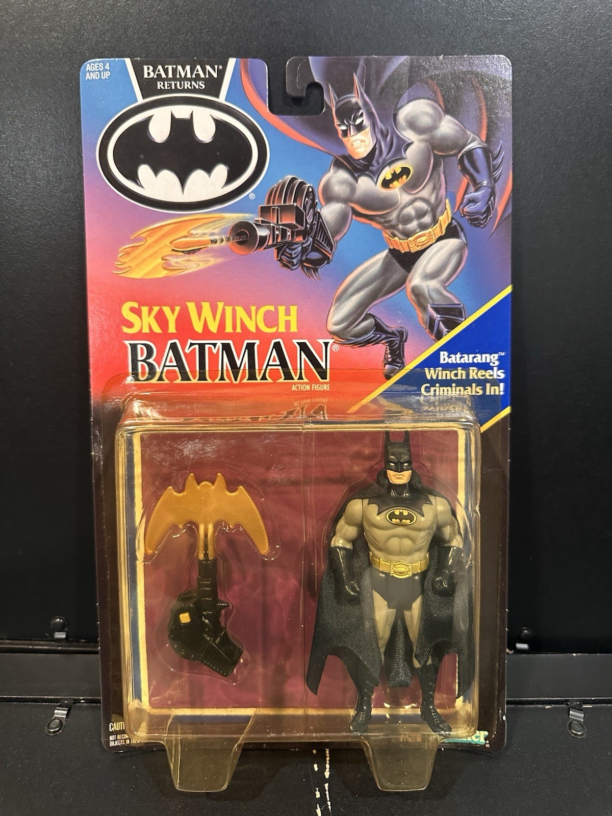 Vintage 1992 Kenner Batman Returns Sky Winch Batman