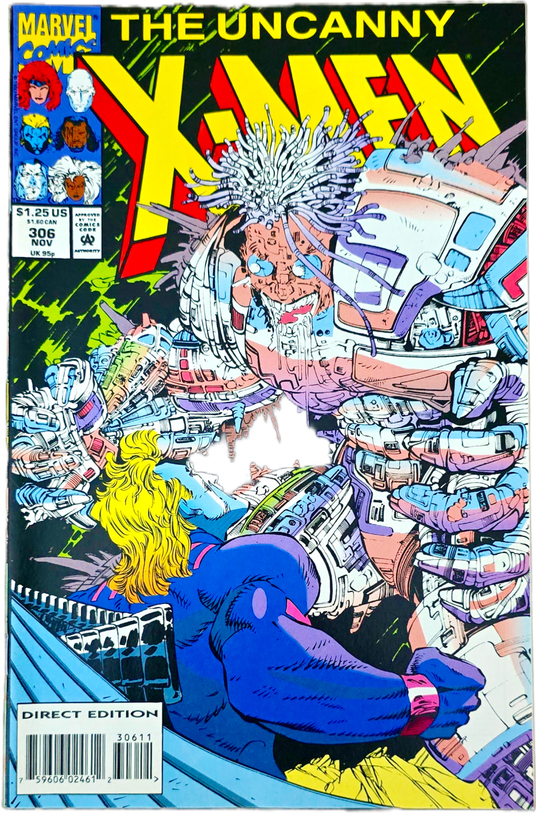 UNCANNY X-MEN #306 (1993) VF+ Cameron Hodge ritorna, Falange, Candy Southern