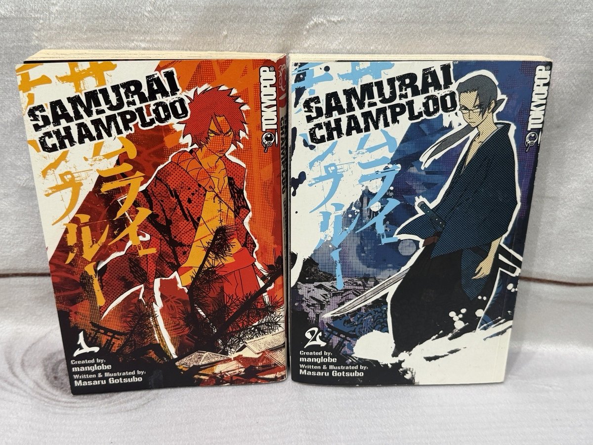 Samurai Champloo Manga Vol 1 e 2 Tokyopop Edizione Inglese Masaru Gotsubo