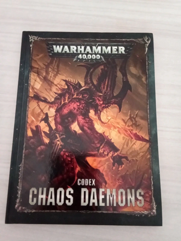 Codex Wh40k Demoni del caos 8° ed