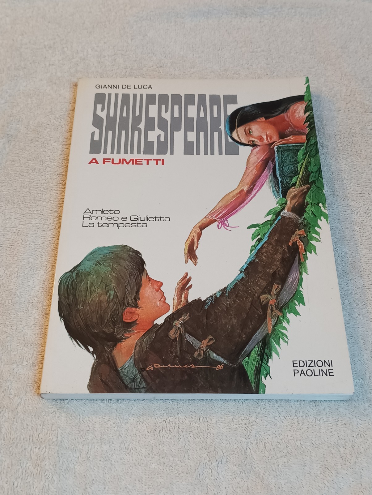 SHAKESPEARE A FUMETTI gianni de Luca EDIZIONI PAOLINE del 1986