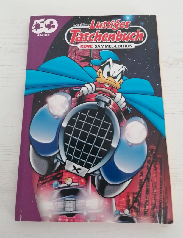 Lustiges Taschenbuch 50 Jahre Sammleredition Rewe Comic Donald Duck