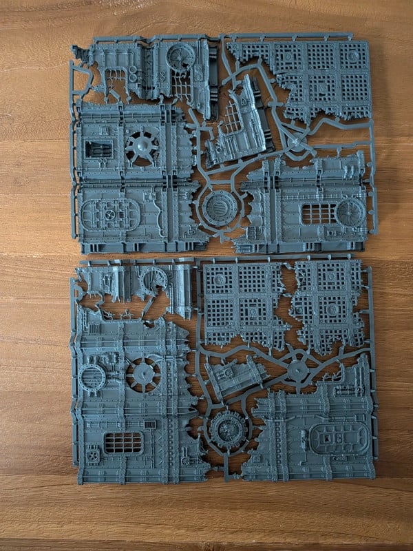 Warhammer décors Sous-cloître et Chapelle-dépôt Manufactorum