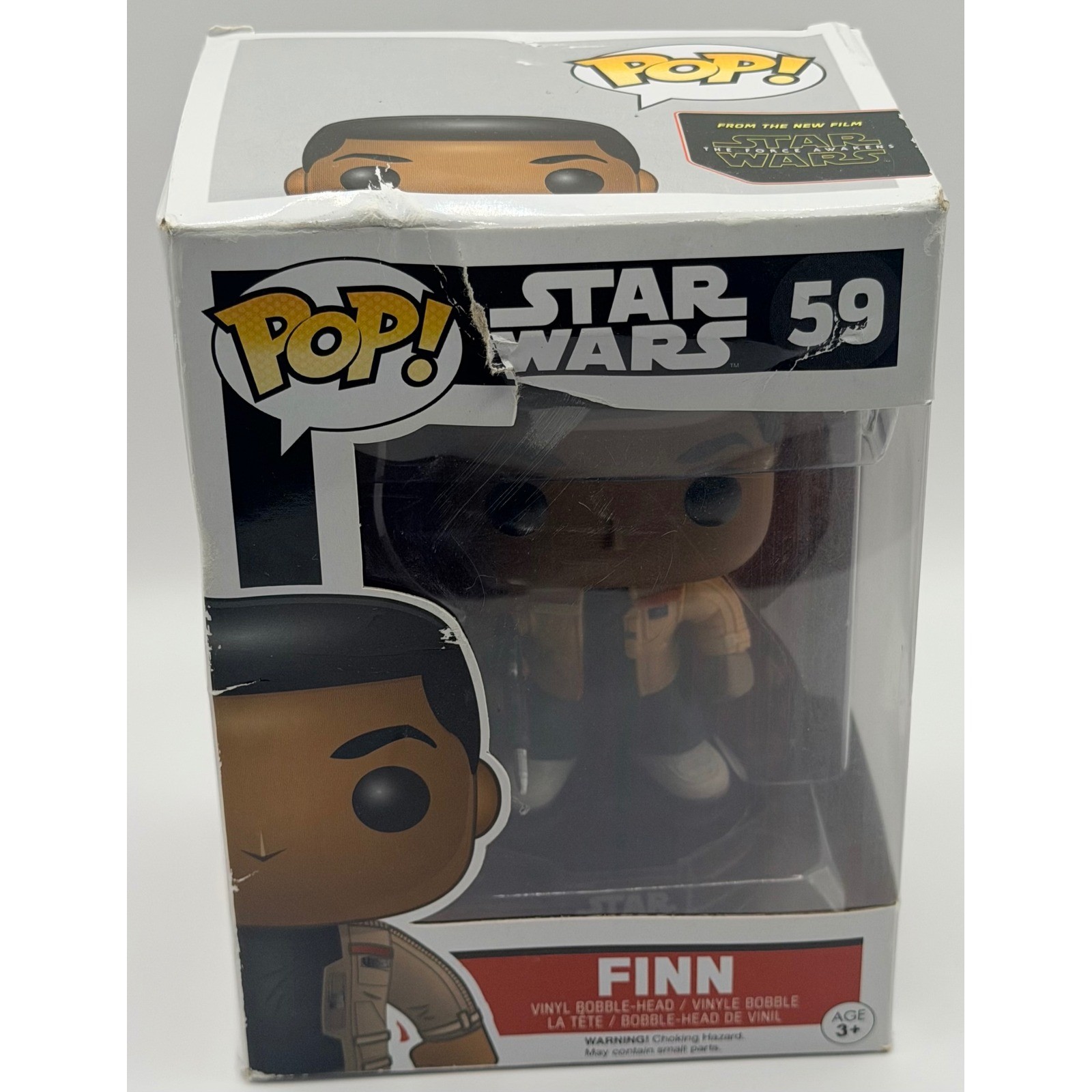 Funko Pop Star Wars Finn 59 scatola danneggiata