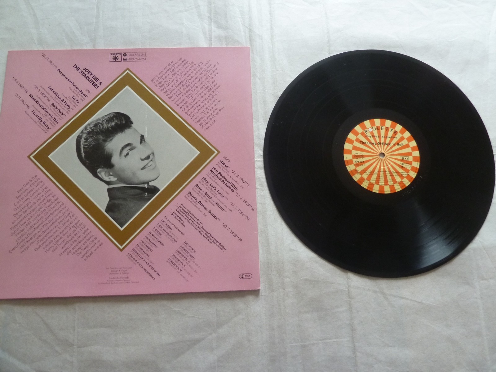 Schallplatte , LP , Joey dee & the Starliters , The Story of Rock and Roll , (8)