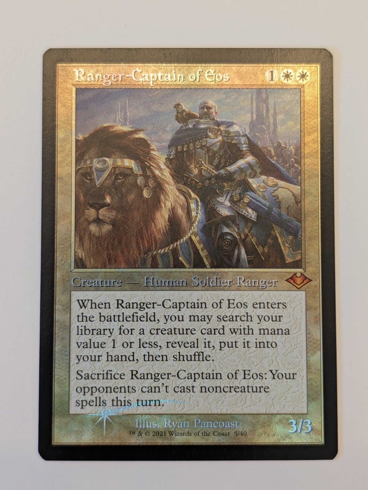 FOIL RETRO Ranger-Capitano di Eos, quasi nuovo, H1R, Magic: the Gathering, MtG