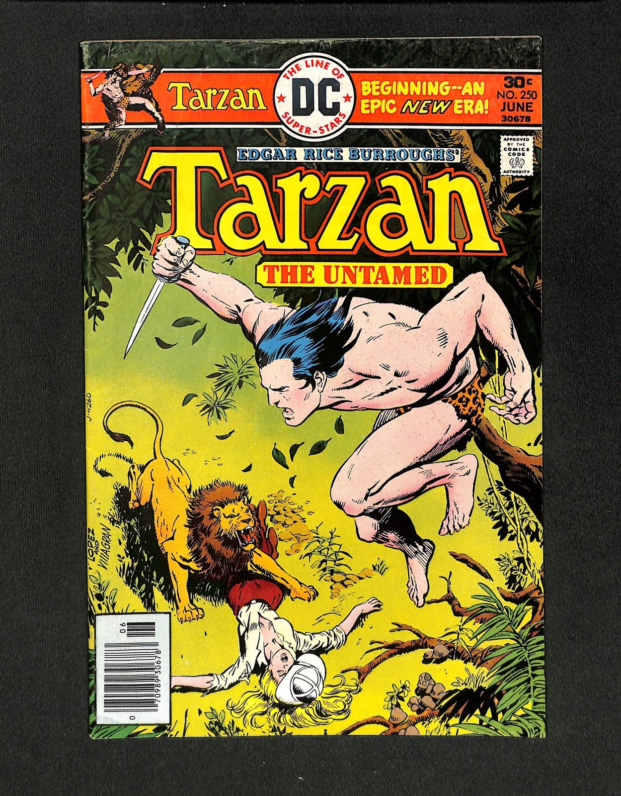 Tarzan #250 Marvel 1976