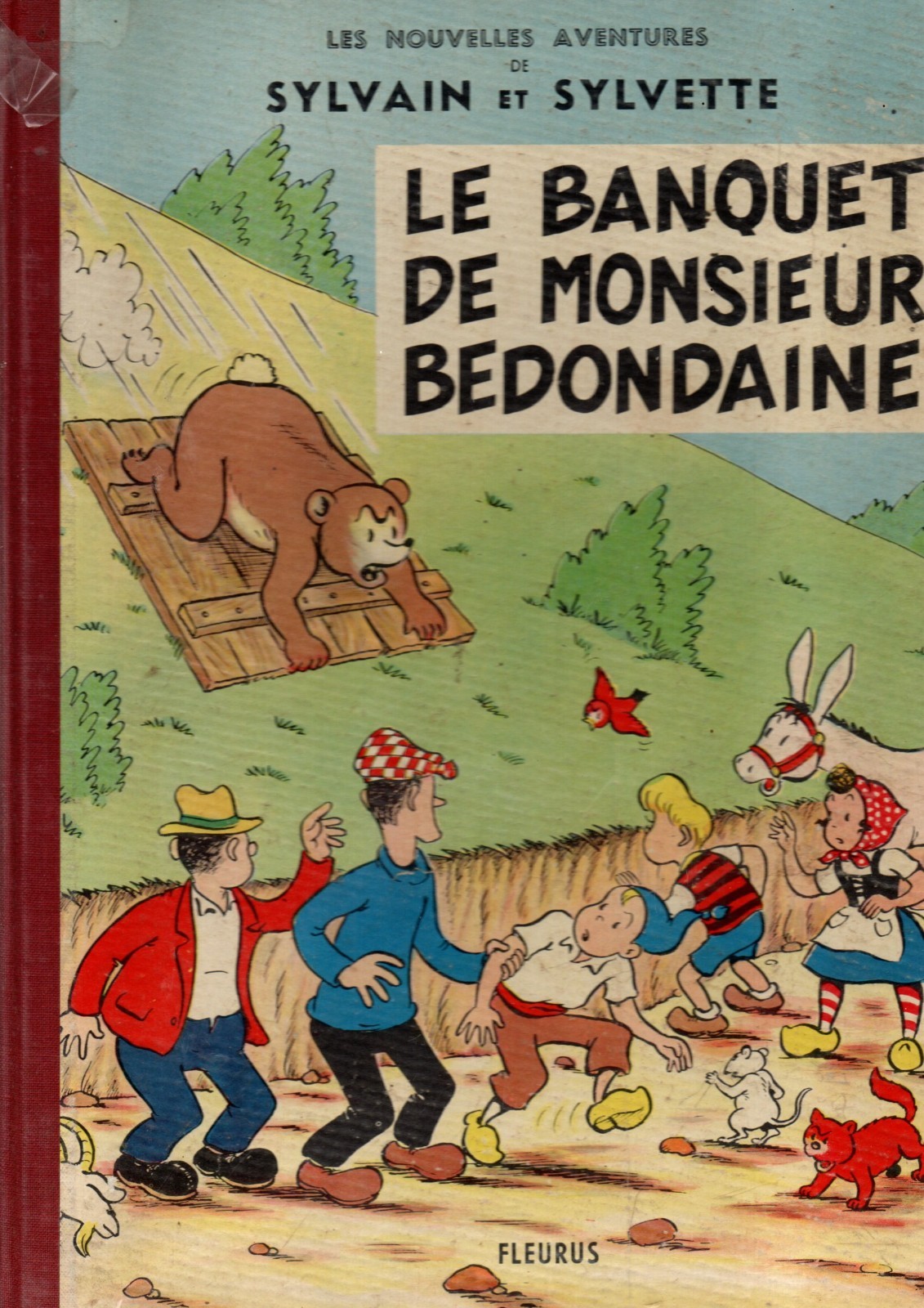 PESCH. Le banquet de Monsieur Bedondaine. Aventures de SYLVAIN ET SYLVETTE. 1963