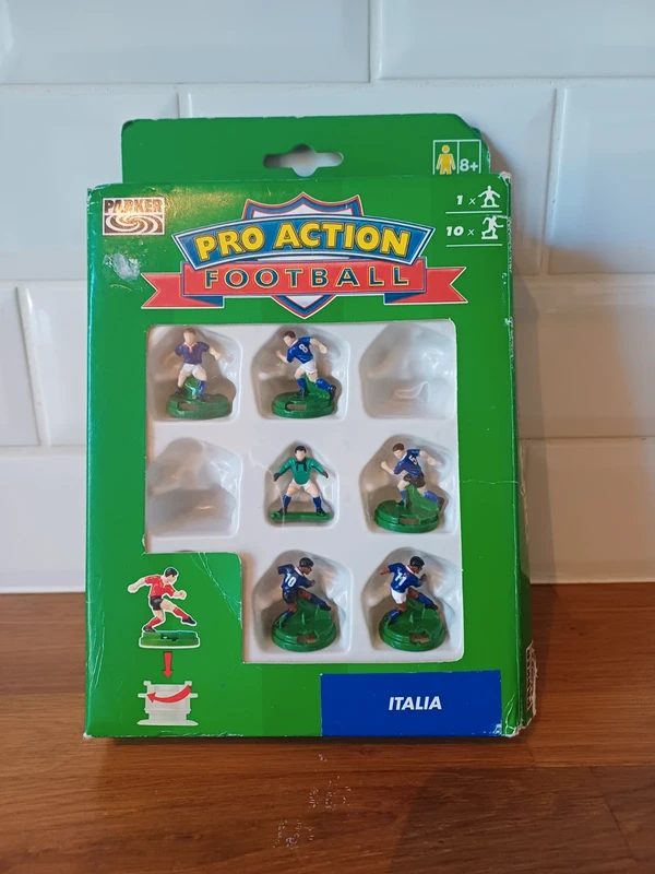 Italy Team Pro Action Football Soccer (1993) Board Game by Parker