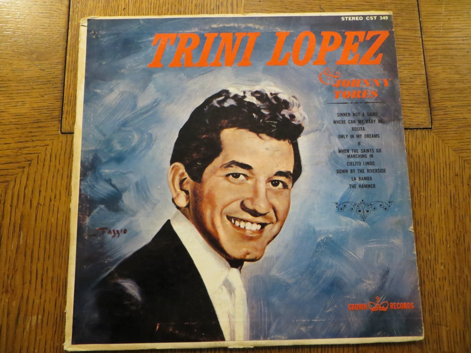 Trini Lopez & Johnny Tores - 1963 - Crown Records CST 349 Vinyl LP VG/G+