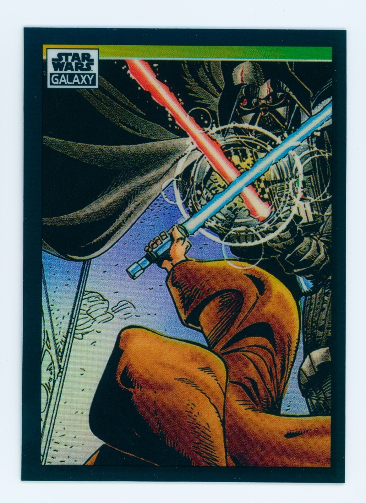 2022 Duel On The Death Star Topps Chrome Star Wars Galaxy rifrattore #34 SP