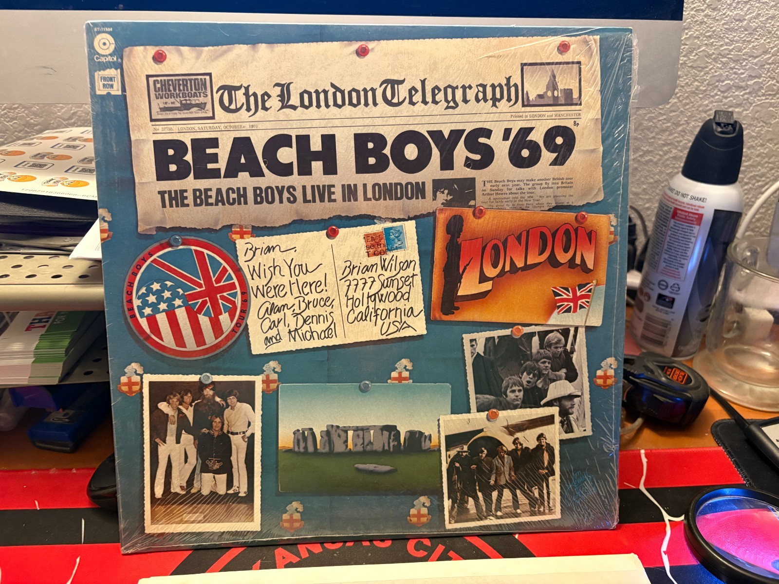 Beach Boys'69 Live In London 1976 Lp, Capitol ST11586