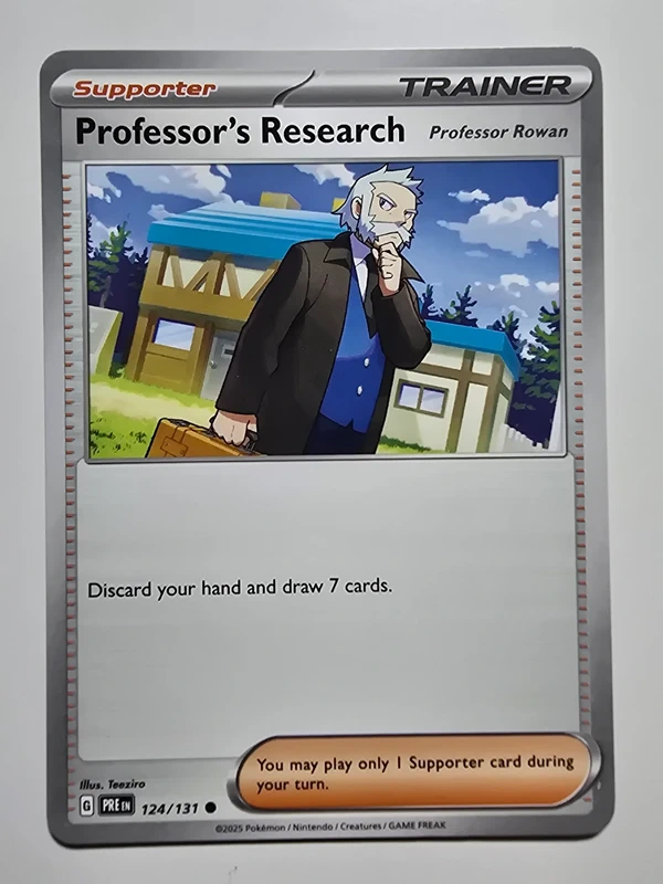 professor's research (prismatic evolutions 124/131) (trading card)
