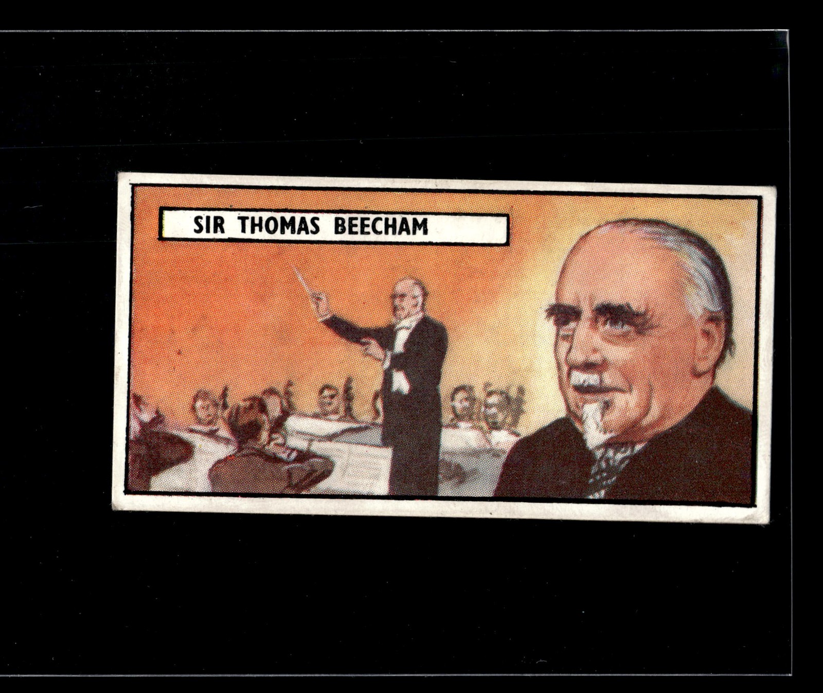 1966 Lyons Maid Personaggi Famosi Sir Thomas Beecham #10 ALTA QUALITÀ